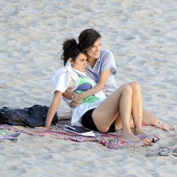 Elena Anaya y Beatriz Sanchís de vacaciones en Menorca