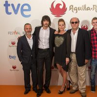 El reparto de 'Águila Roja' en el estreno de los nuevos capítulos de en el FesTVal de Vitoria 2013