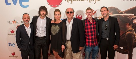 El reparto de 'Águila Roja' en el estreno de los nuevos capítulos de en el FesTVal de Vitoria 2013