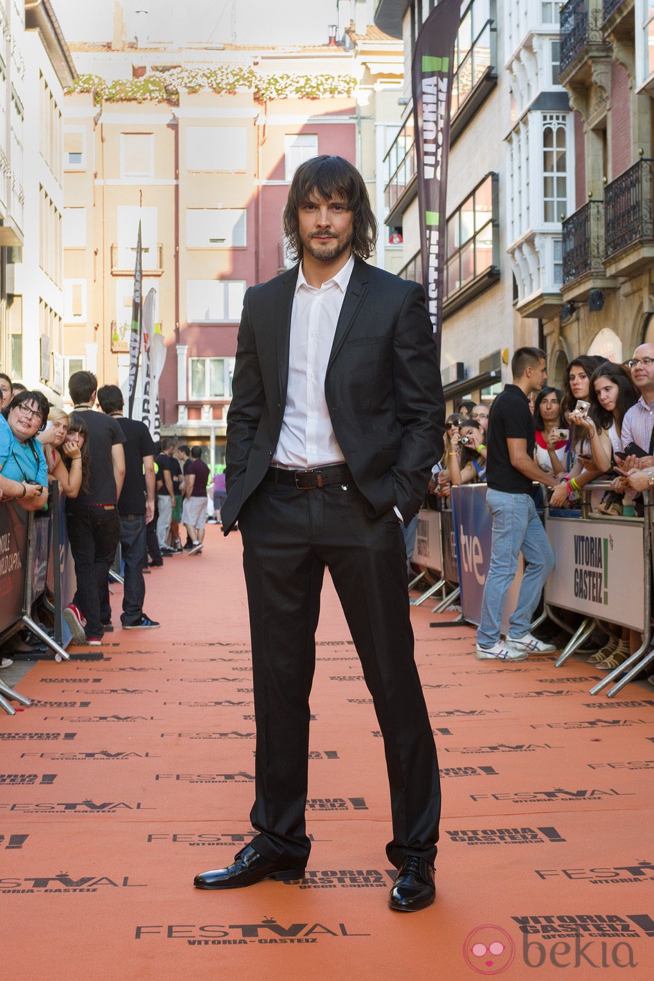 David Janer en el estreno de los nuevos capítulos de 'Águila Roja' en el FesTVal de Vitoria 2013