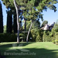 Jardín de la casa de Pedralbes de los Duques de Palma