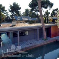 Piscina de la casa de Pedralbes de los Duques de Palma