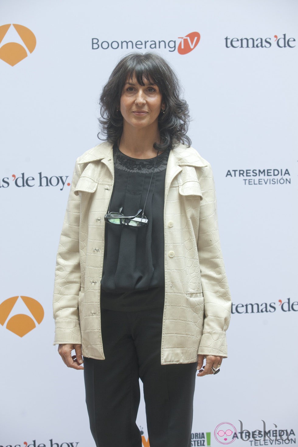 Elvira Mínguez en la presentación de 'El Tiempo entre Costuras' en el FesTVal de Vitoria 2013