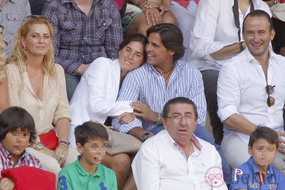 Fran Rivera y Lourdes Montes, muy acaramelados una semana antes de su boda