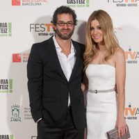 Luis Rallo y Alexandra JIménez en la clausura del FesTVal de Vitoria 2013