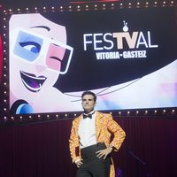 Luis Larrodera en la clausura del FesTVal de Vitoria 2013