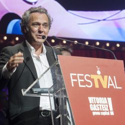 José Coronado en la clausura del FesTVal de Vitoria 2013