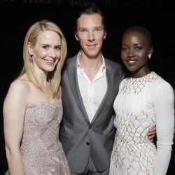 Sarah Paulson, Benedict Cumberbatch y Lupita Nyong'o en el estreno de '12 años de esclavitud' en el Festival Internacional de Cine de Toronto 2013