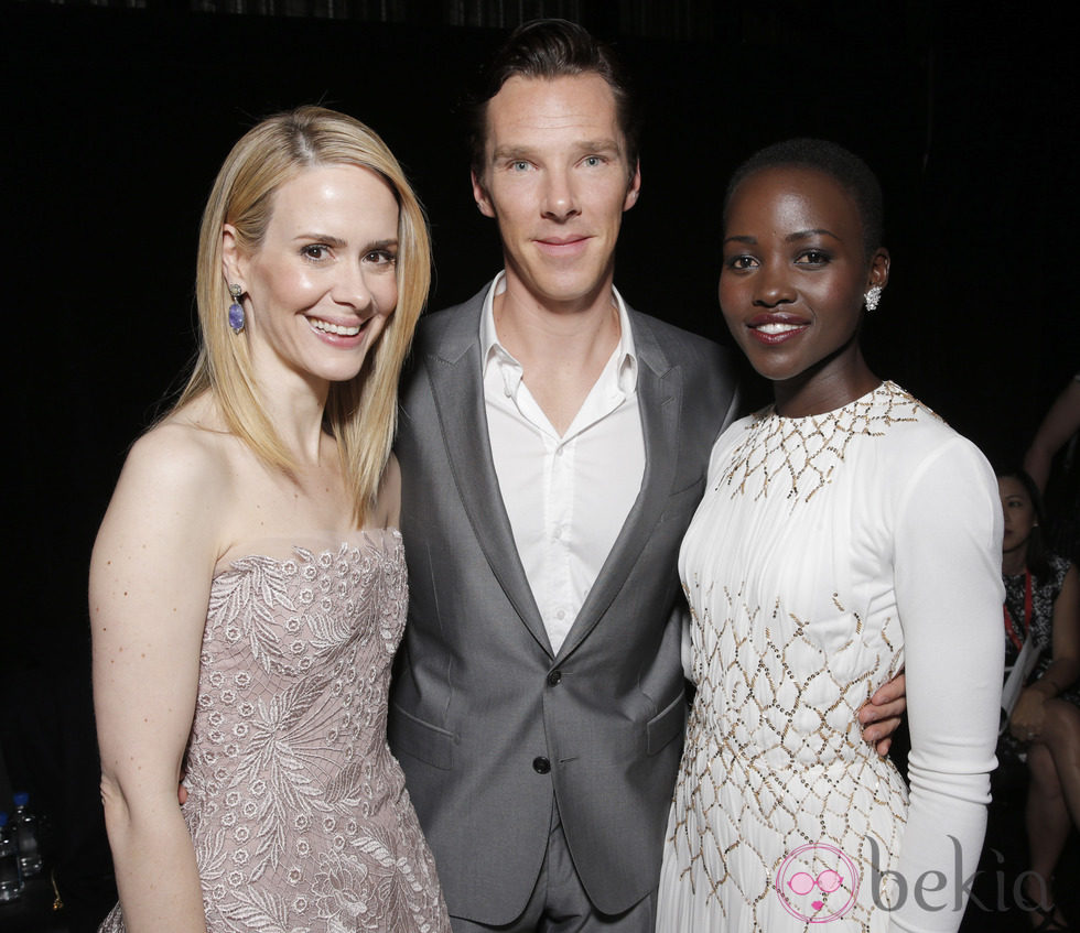 Sarah Paulson, Benedict Cumberbatch y Lupita Nyong'o en el estreno de '12 años de esclavitud' en el Festival Internacional de Cine de Toronto 2013