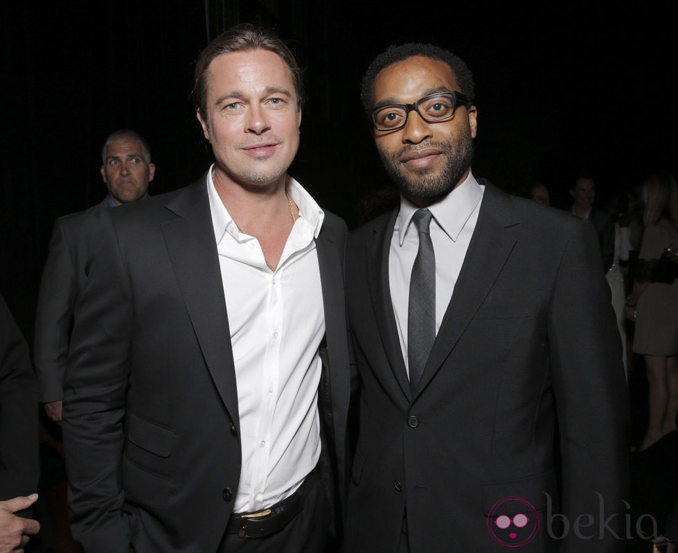 Brad Pitt y Chiwetel Ejiofor en el estreno de '12 años de esclavitud' en el Festival Internacional de Cine de Toronto 2013