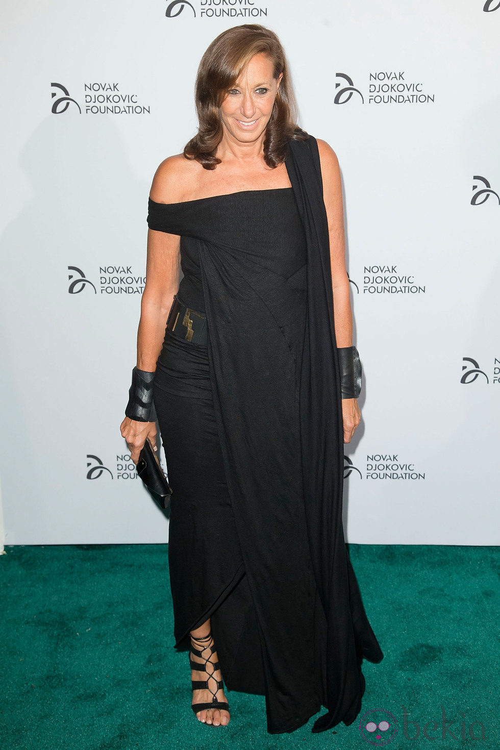 Donna Karan en una cena benéfica de la Fundación Novak Djokovic