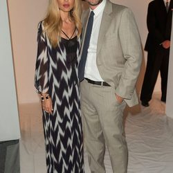 Rachel Zoe con su marido Rodger Berman en su desfile primavera/verano 2014 de la Semana de la Moda de Nueva York