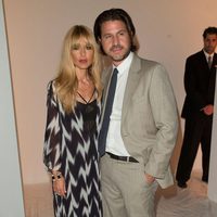 Rachel Zoe con su marido Rodger Berman en su desfile primavera/verano 2014 de la Semana de la Moda de Nueva York