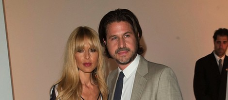 Rachel Zoe con su marido Rodger Berman en su desfile primavera/verano 2014 de la Semana de la Moda de Nueva York