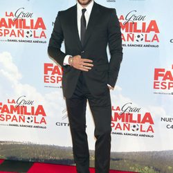 Quim Gutiérrez en el estreno de 'La gran famiia española' en Madrid