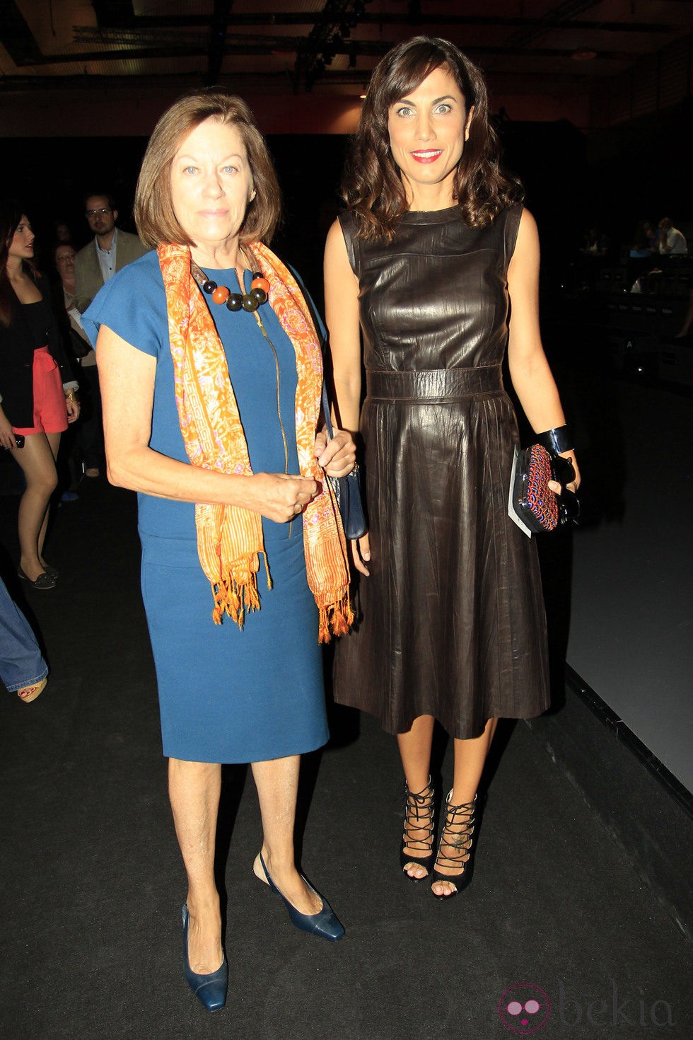 Natalia Figueroa y Toni Acosta en el desfile de Roberto Torretta primavera/verano 2014 en Madrid Fashion Week