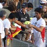 Fernando Verdasco en la eliminatoria entre España y Ucrania de la Copa Davis 2013