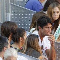 Fernando Verdasco y Martina Klein en la eliminatoria entre España y Ucrania de la Copa Davis 2013