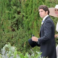 Cayetano Rivera y Eva González en la boda de Fran Rivera y Lourdes Montes en Ronda