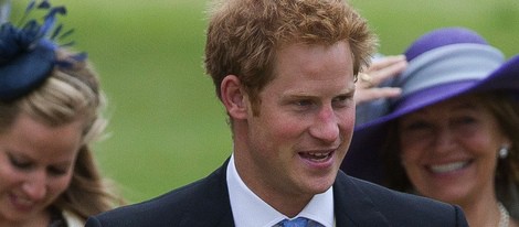 El príncipe Harry en la boda de James Meade y Lady Laura Marsham