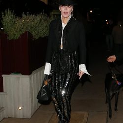 Daphne Guinness en la fiesta organizada por la revista AnOther en Londres