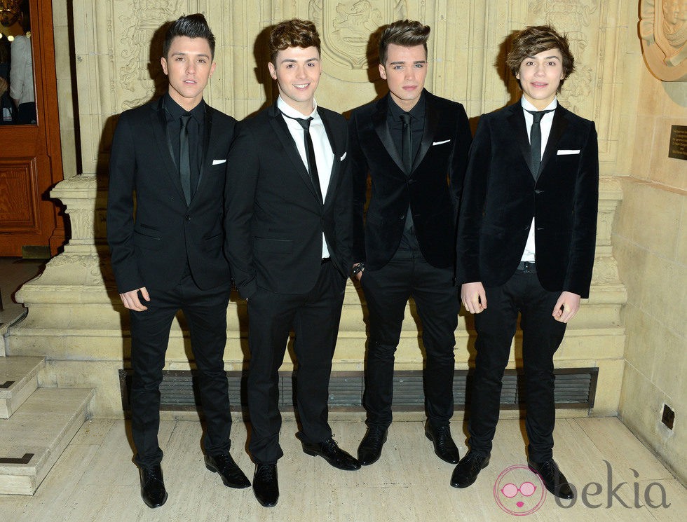 JJ Hamblett, Jaymi Hensley, Josh Cuthbert y George Shelley forman Unión J