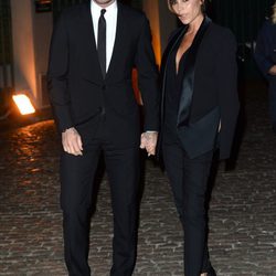 David y Victoria Beckham en la fiesta de The Global Fund