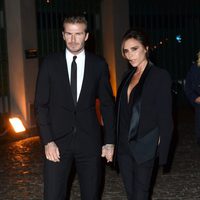 David y Victoria Beckham en la fiesta de The Global Fund