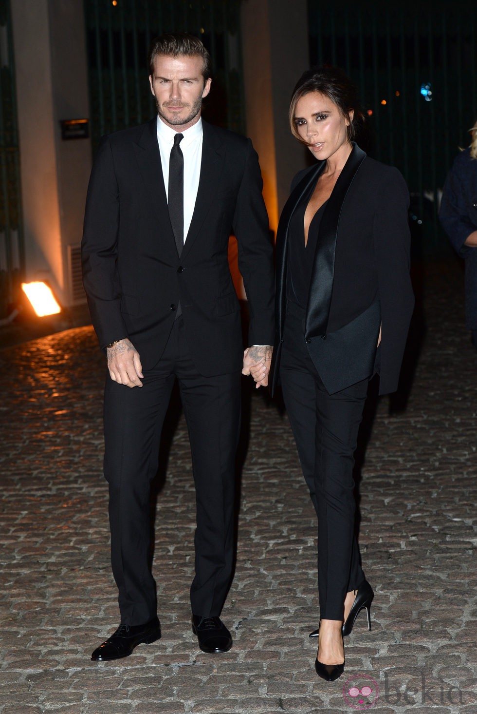 David y Victoria Beckham en la fiesta de The Global Fund