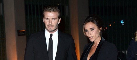 David y Victoria Beckham en la fiesta de The Global Fund