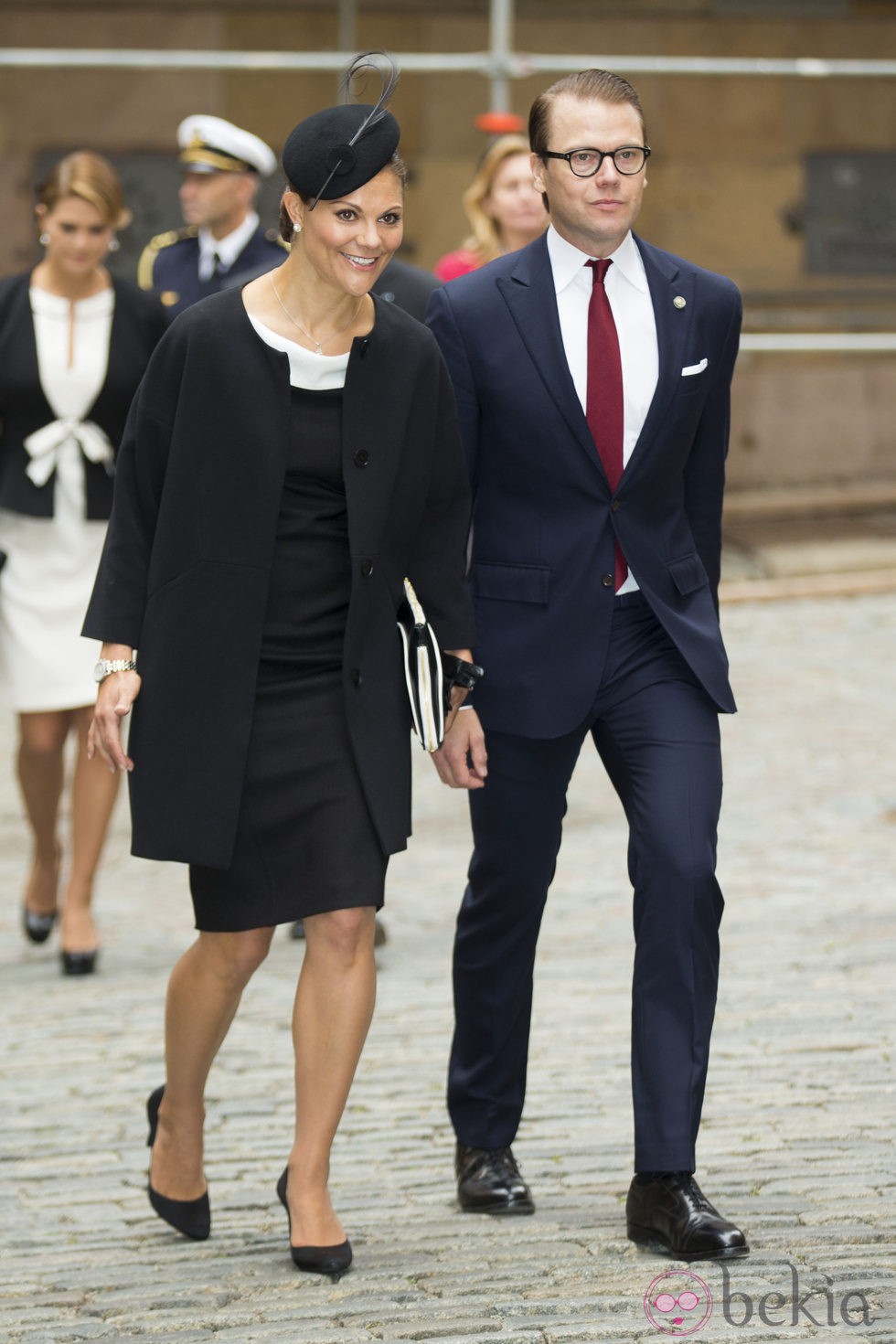 Victoria y Daniel de Suecia en la apertura del Parlamento