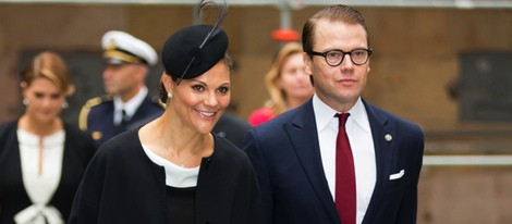 Victoria y Daniel de Suecia en la apertura del Parlamento