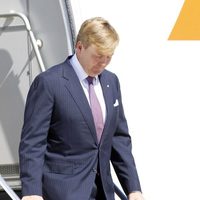 El Rey Guillermo Alejandro de Holanda a su llegada a España