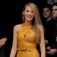 Blake Lively en la Milan Fashion Week primavera/verano 2014