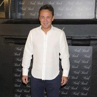 Sergio Sauca en la inauguración de un restaurante en Madrid