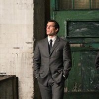 Henry Cavill en el rodaje de 'The Man from U.N.C.L.E.'