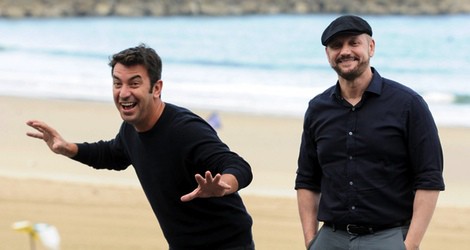 Arturo Valls y Juan José Campanella presentan 'Futbolín' en el Festival de San Sebastián 2013