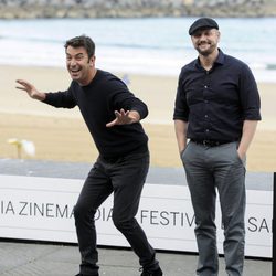 Arturo Valls y Juan José Campanella presentan 'Futbolín' en el Festival de San Sebastián 2013