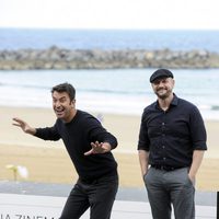 Arturo Valls y Juan José Campanella presentan 'Futbolín' en el Festival de San Sebastián 2013