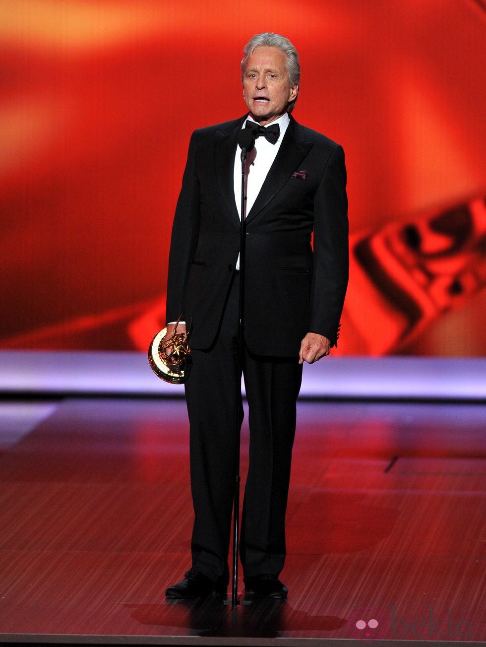 Michael Douglas en la entrega de los Premios Emmy 2013