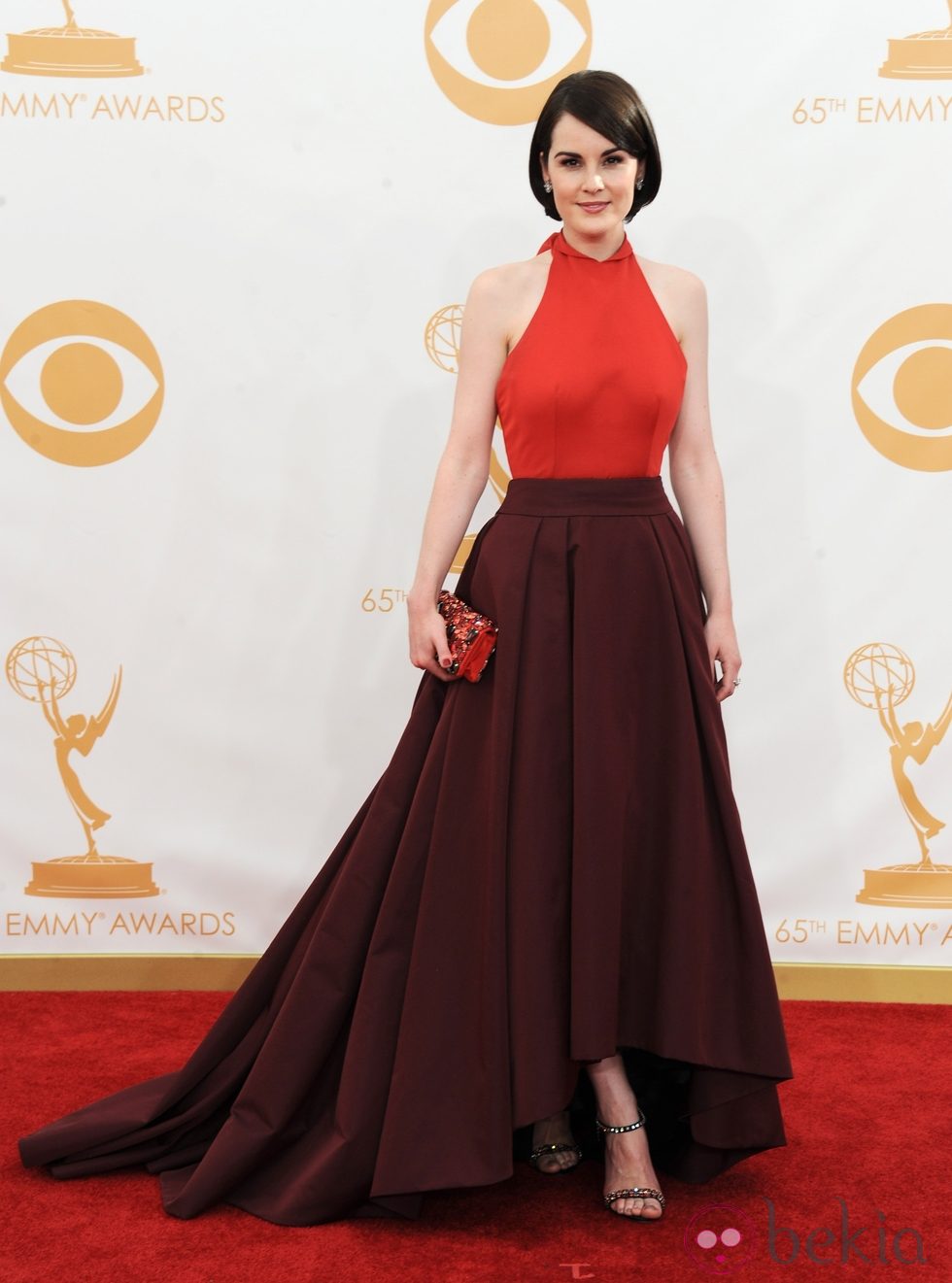 Michelle Dockery en la alfombra roja de los Emmy 2013