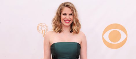 Anna Chlumsky en la alfombra roja de los Emmy 2013