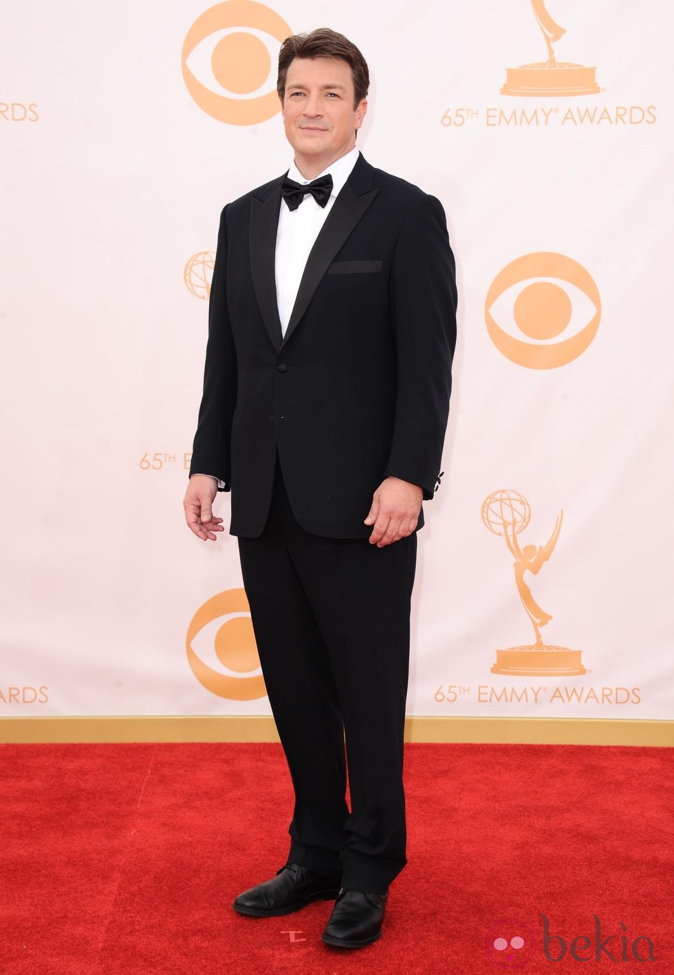 Nathan Fillion en la alfombra roja de los Emmy 2013