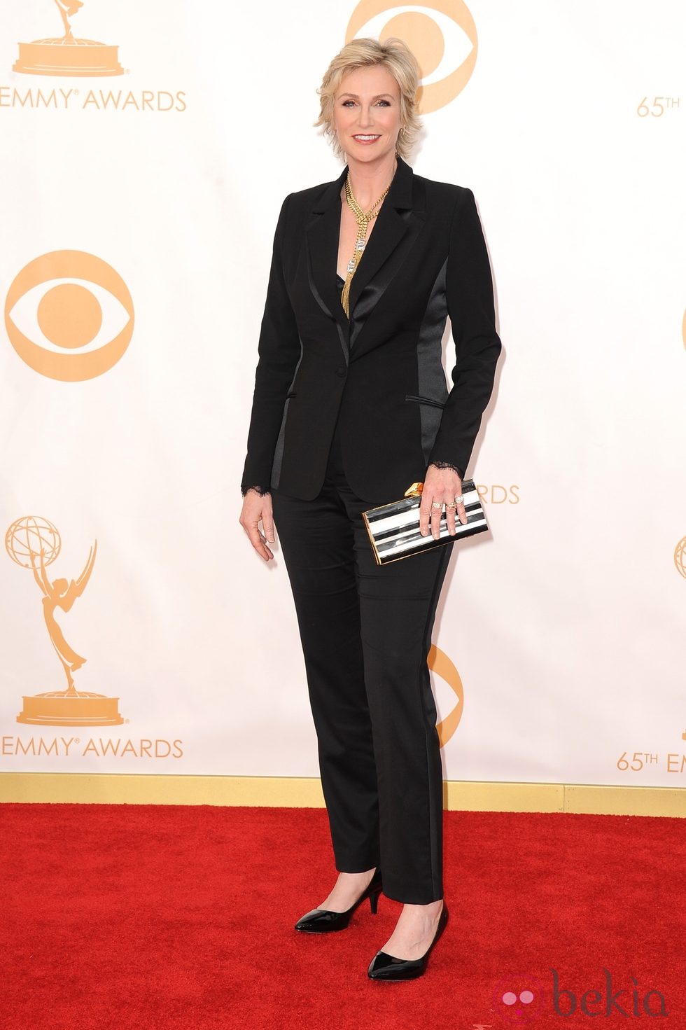 Jane Lynch en la alfombra roja de los Emmy 2013