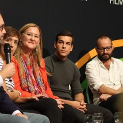 Presentación de 'Palmeras en la nieve' con Mario Casas en el Festival de San Sebastián 2013