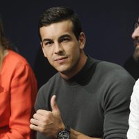 Mario Casas en la presentación de 'Palmeras en la nieve' en el Festival de San Sebastián 2013