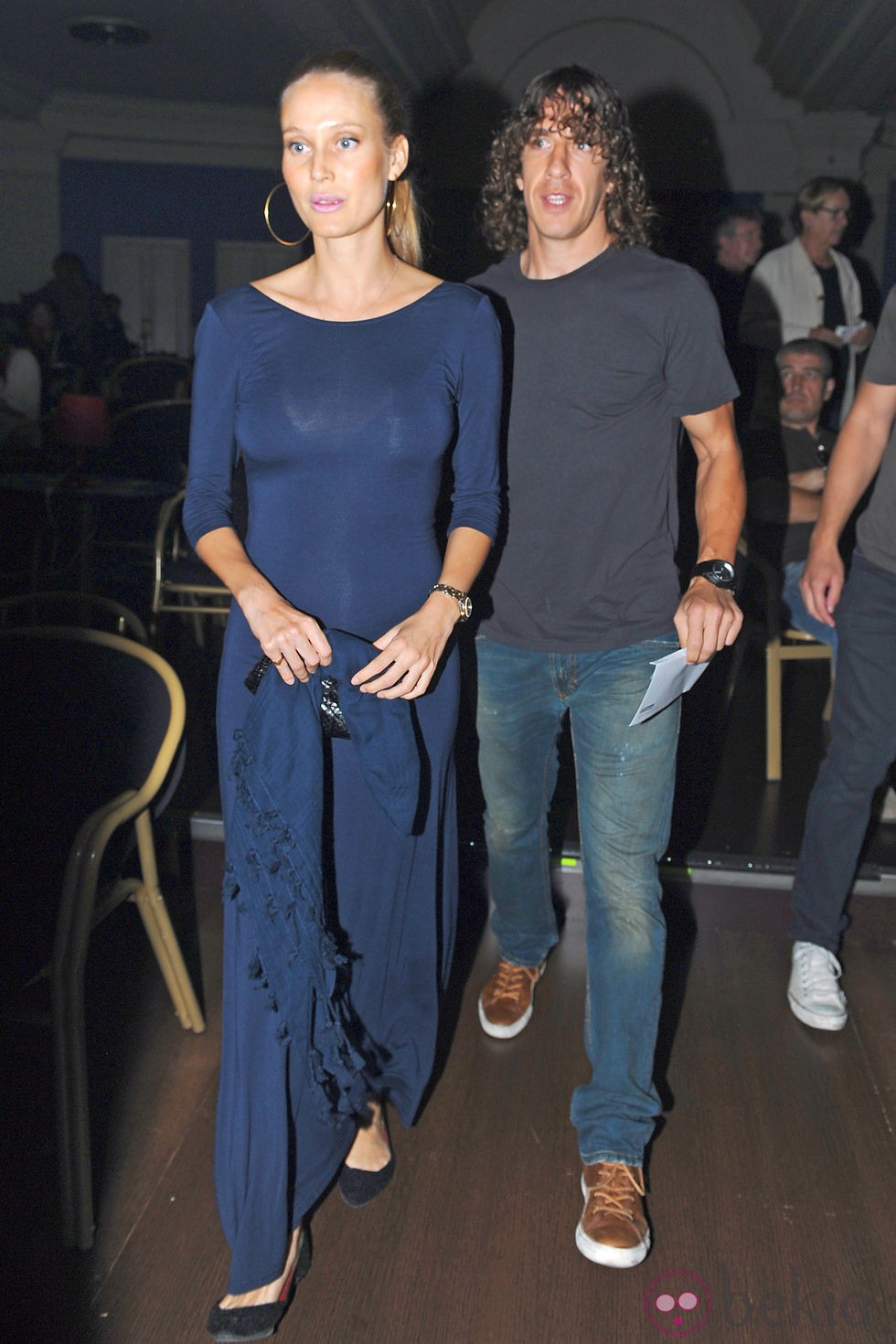 Carles Puyol y Vanesa Lorenzo en el estreno de 'The Hole' en Barcelona