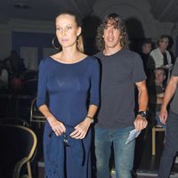 Carles Puyol y Vanesa Lorenzo en el estreno de 'The Hole' en Barcelona