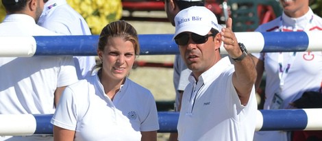 Athina Onassis y Doda Miranda en el Concurso de Saltos de Barcelona 2013