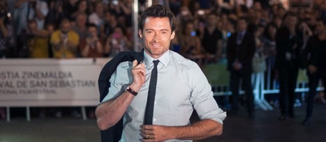 Hugh Jackman llega a San Sebastián para recibir el Premio Donostia 2013